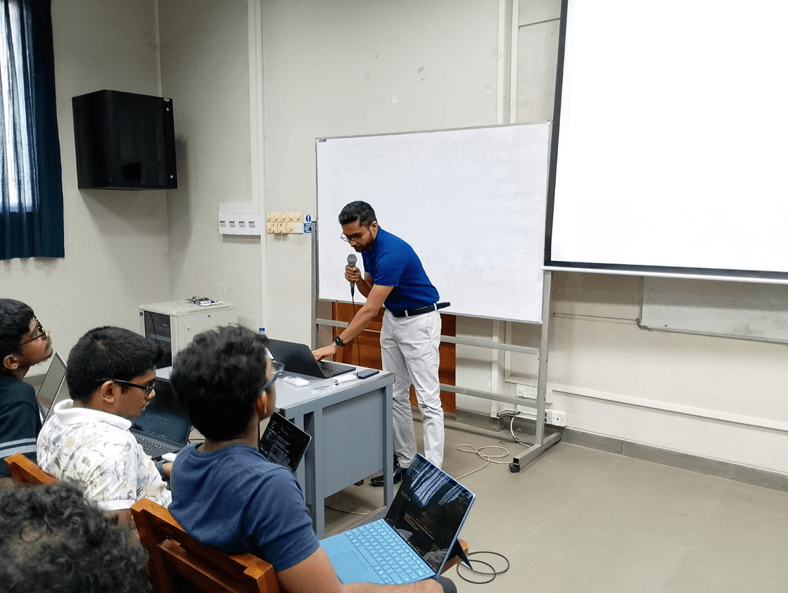 Live Git demo during the workshop